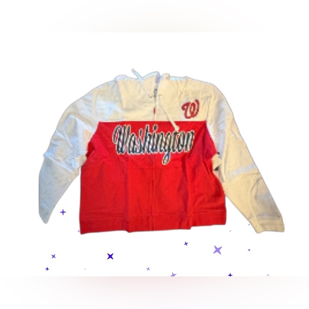 new-Washington Logo Official MBL 
 2X long sleeve Jacket 
Hooded , full zipper - Picture 4 of 10
